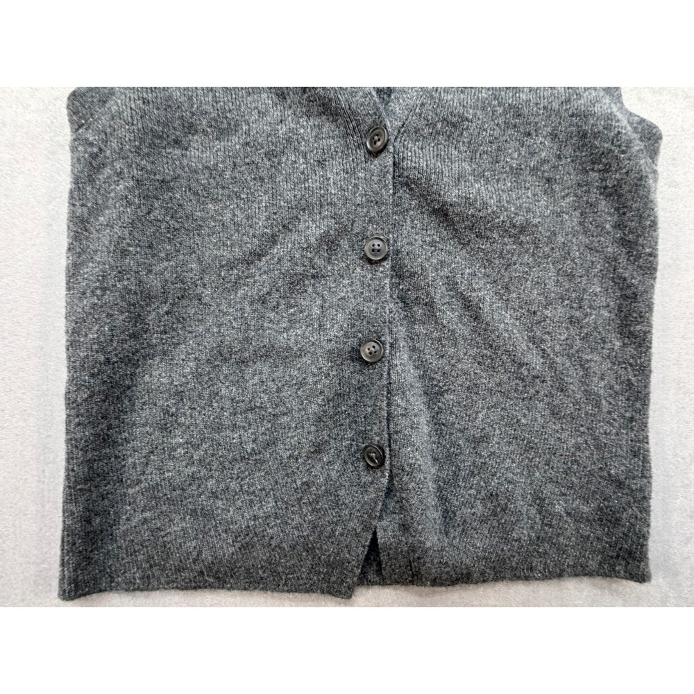 Naked Cashmere Women Sweater Vest Gray Size Small 100% Cashmere - Picture 4 of 11